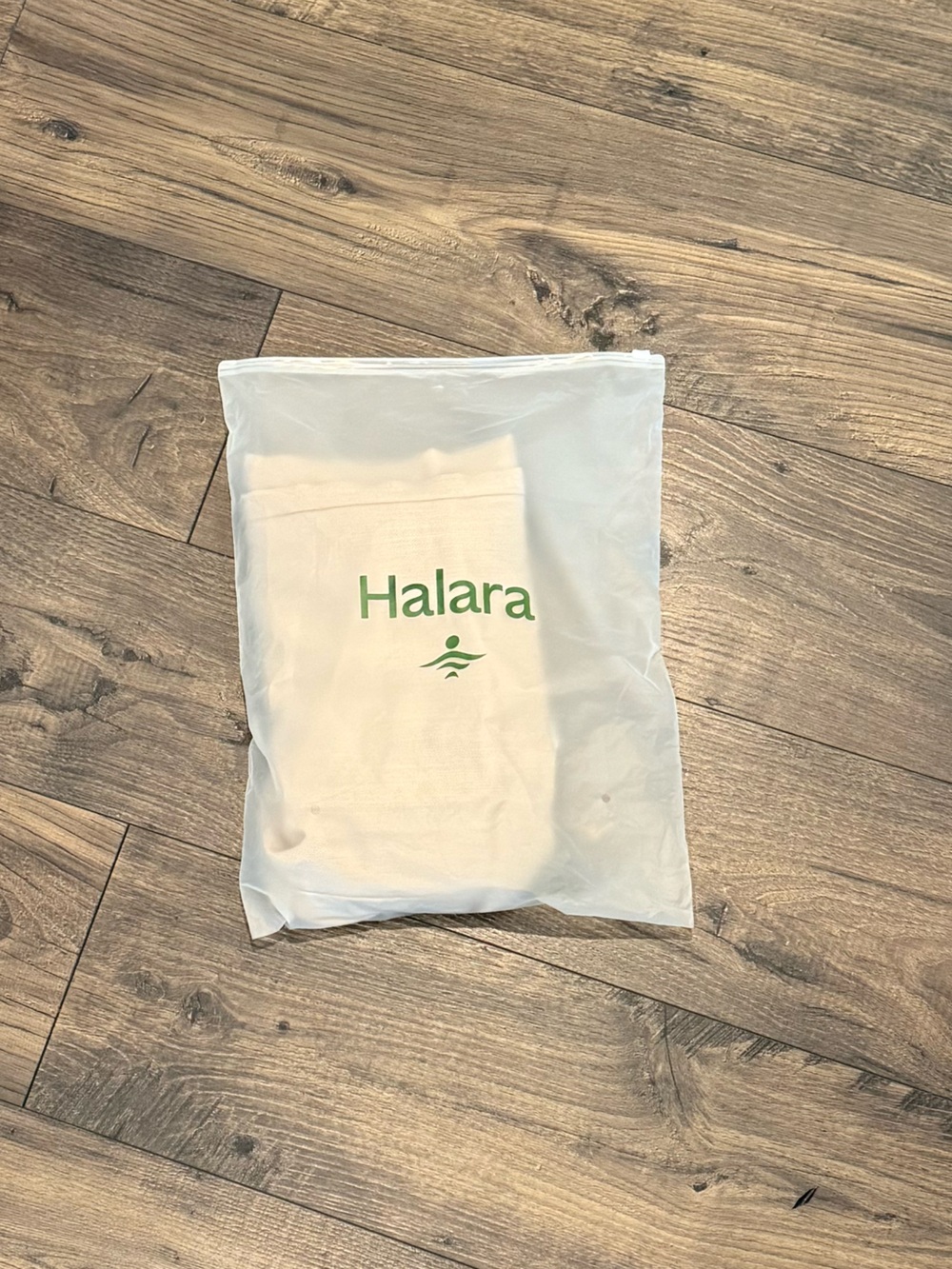 NWT HALARA Wide-Leg Linen-Feel Pants — Light Beige - Picture 5 of 6